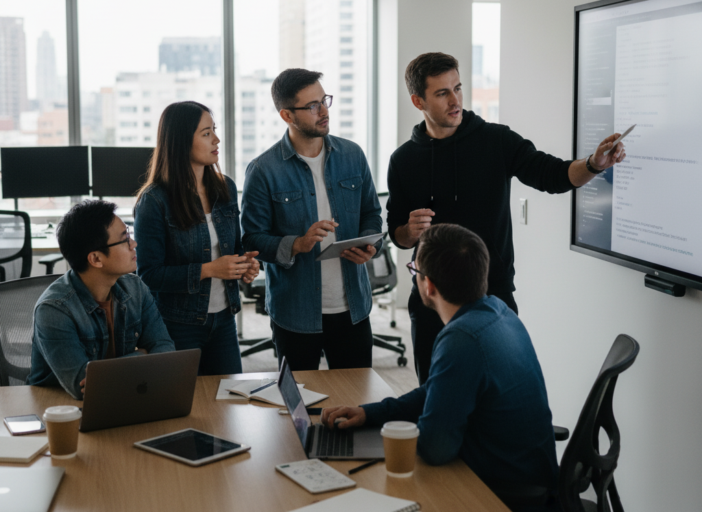Menschen, die den Bau verstehen.